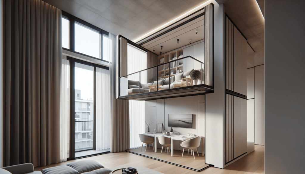 Maximizing Small Space Usage with a Fold-Down Balcony Maximizing Small Space Usage with a Fold-Down Balcony